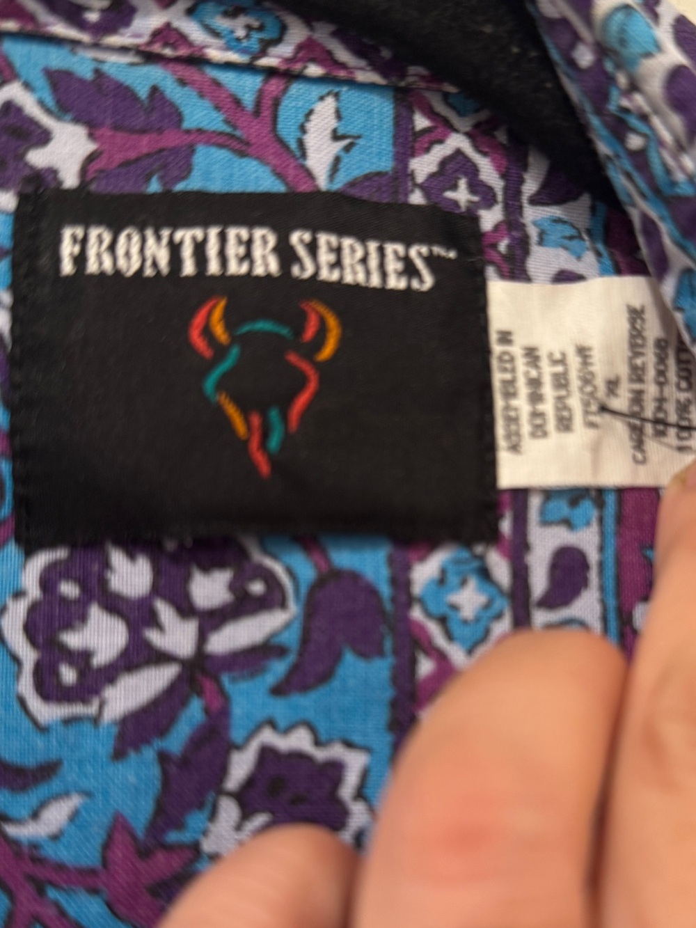 Vintage Frontier Series Western Button-Up Shirt | Southwestern Print Unisex - Picture 2 of 7
